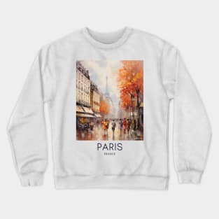 An Impressionist Painting of Paris - France Crewneck Sweatshirt